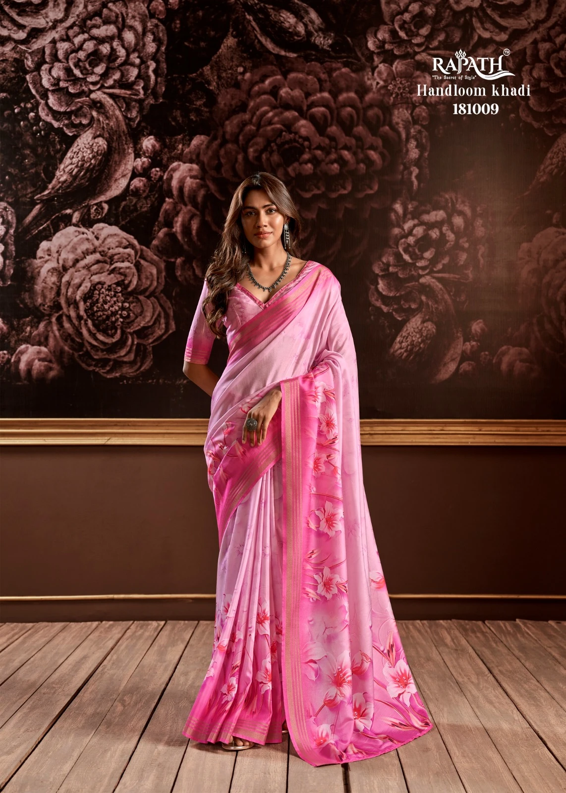 Rajpath Gangotri Pure Handloom Silk Wholesale Fancy Saree Catalog — Wholesale Sarees, MPA wholesale from Surat - Gallery Image 3